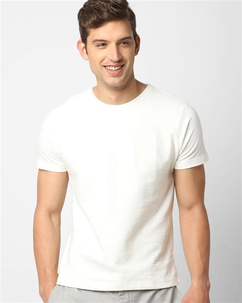 Buy Men's White T-shirt Online in India at Bewakoof