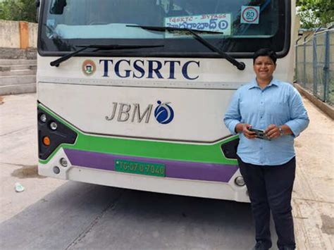 Meet Saritha, Telangana's First Female Public Transport Bus Driver ...