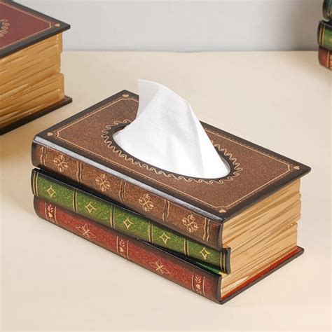 Stacked Books Tissue Box Online - Premium Tissue Box | Nestasia