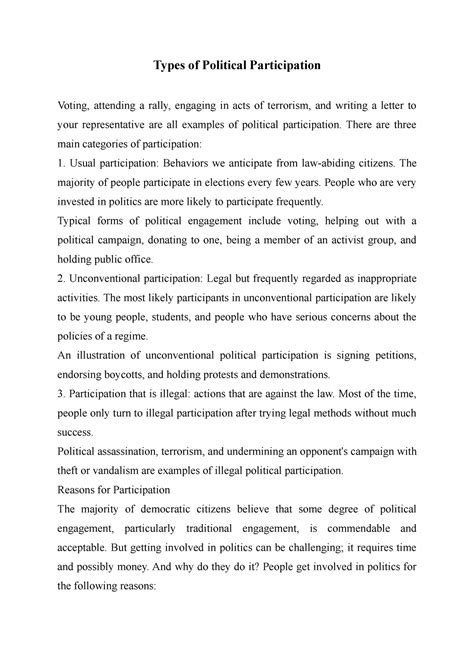 Political Participation And Voting Patterns Of Indian Tribes