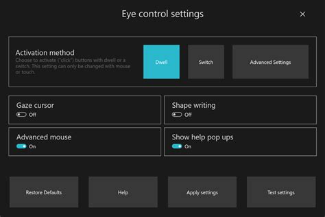 Windows Eye Control Devices 的图像结果