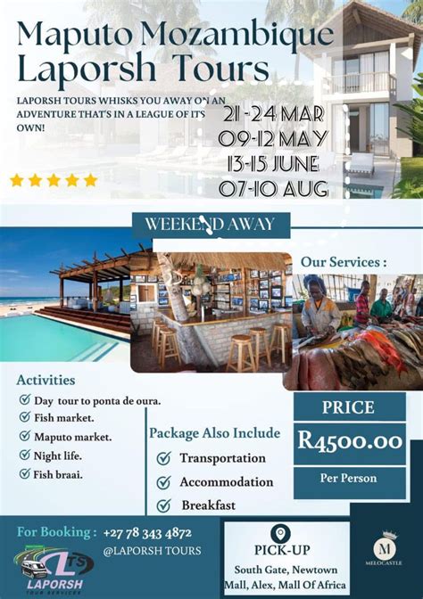 Maputo, South Beach Maputo, 21 March to 24 March | AllEvents