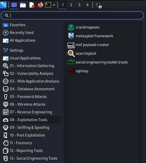 Rezultat imagine pentru Kali Linux Application