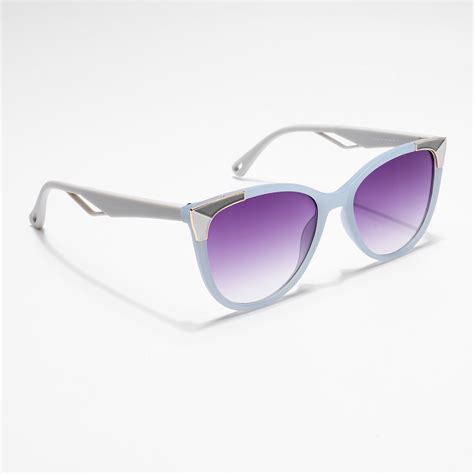 Starlet | Purple & Clear Cateye Sunglasses (W9056MG4227)