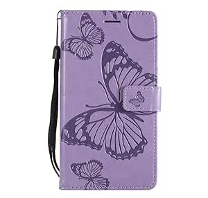 TROUNCE Butterfly Embossing Shock Proof Flip Cover with Card Cash ...