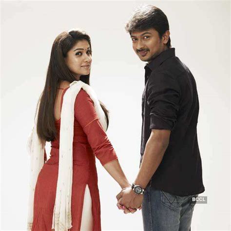 Nayanthara and Udhayanidhi Stalin in a still from the Tamil movie Ithu ...