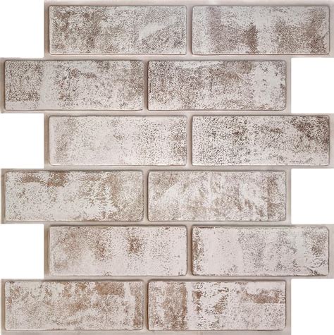 Amazon.com: COMSTICKC 3D Brick Wall Panel, Peel and Stick Brick Tiles ...