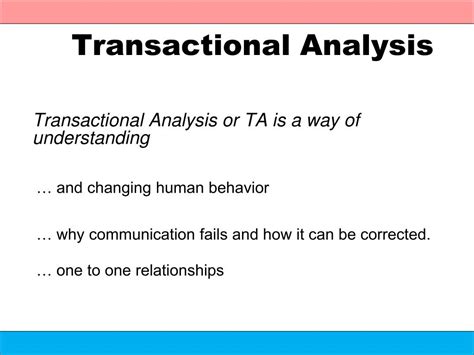 Image result for Transactional Analysis PowerPoint