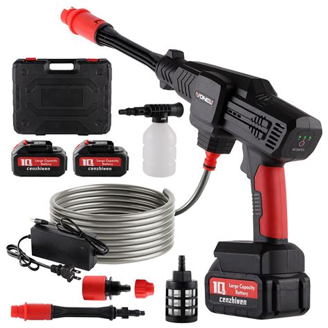 Amazon.com : Cordless Pressure Washer Portable Electric Power Washer, Maximum 1160PSI, 2.2GPM ...