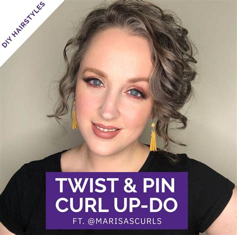 Image result for Pin Curl Updo Tutorial