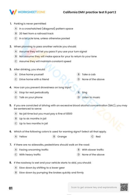 Image result for DMV Practice Test Print Out