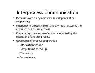 Image result for Discuss Interprocess Communication