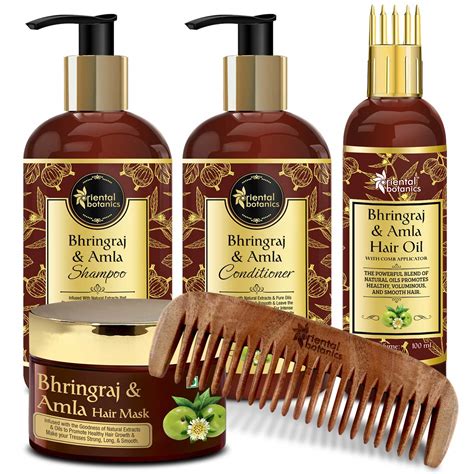 Buy Oriental Botanics Bhringraj & Amla Shampoo 300ml + Conditioner ...