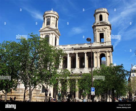 Saint Sulpice Church,Paris, France Stock Photo - Alamy