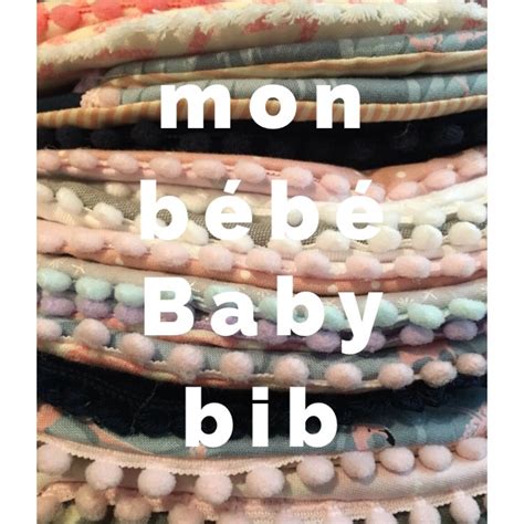 mon bebe bib baby bib