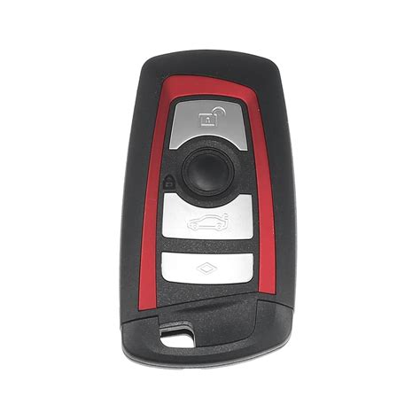 X AUTOHAUX Car Key Fob Shell 4 Button Remote Control Key Case Shell ...