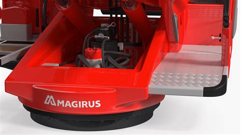 Magirus M32L AS Turntable Ladder Folded 3D model | 3D Molier International