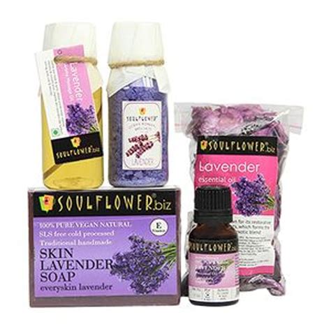 Soulflower Valentine's Day Lavender Try Me Beauty Gift Box - For Men ...