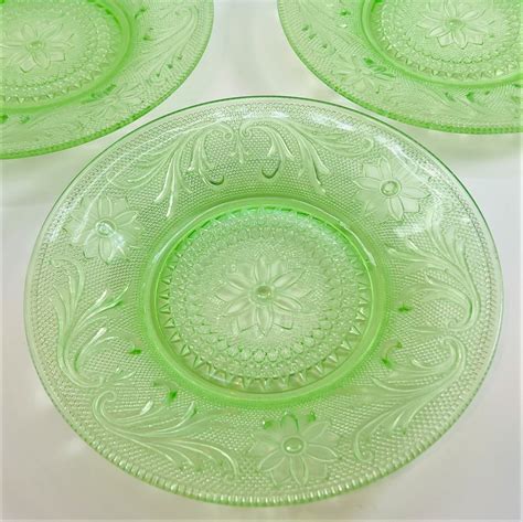 Green Depression Glass