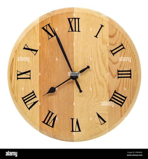 Wooden Clock Roman Numerals at Sophia Dadswell blog