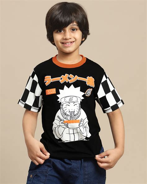 Naruto Printed Regular Fit Tshirt For Boys – Kidsville