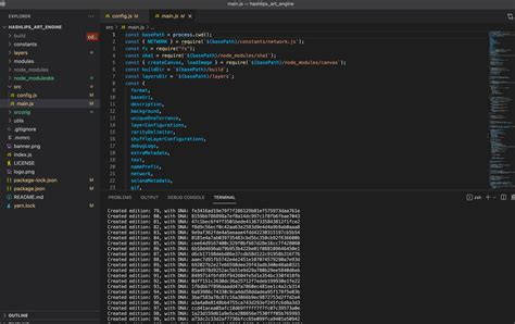 NFTS Generating Code 的图像结果
