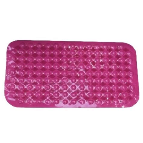 Extra-Long ANTI-MICROBIAL Non-Slip Bath Tub Mat - Vinyl (Blue) - By Ti ...