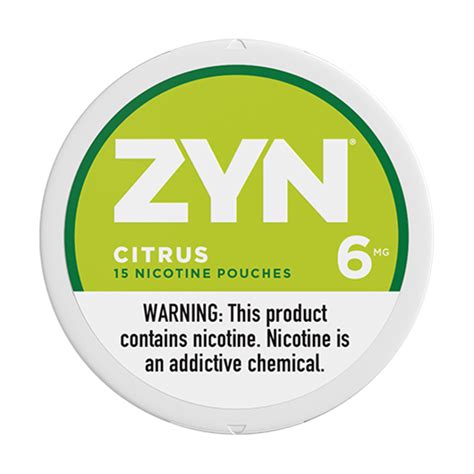 ZYN Nicotine Pouches – Citrus 6mg – KLOWDZ Vapor & Smokeshop