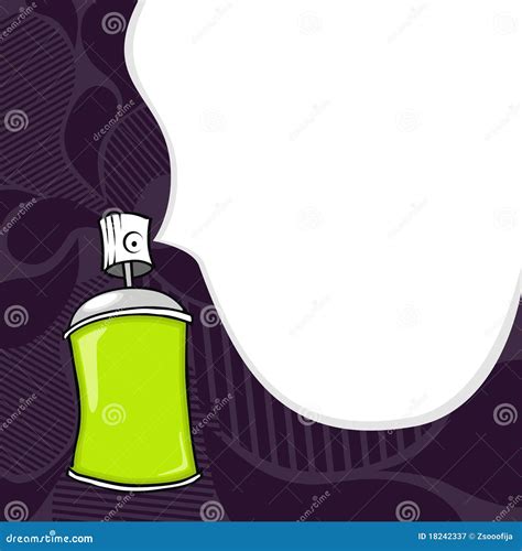 Graffiti spray can stock vector. Illustration of ozone - 18242337