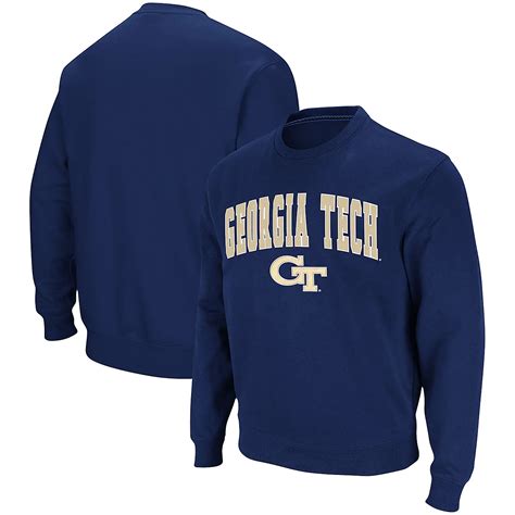 Colosseum Georgia Tech Yellow Jackets Team Arch Logo Tackle Twill ...