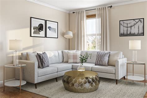 Corner Lamp Behind Sectional at Regena Rudolph blog