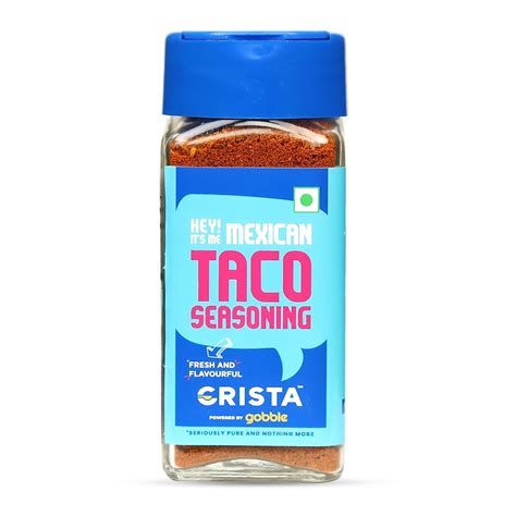 CRISTA Mexican Taco Seasoning for Taco, Enchilada & Burrito | Premium ...