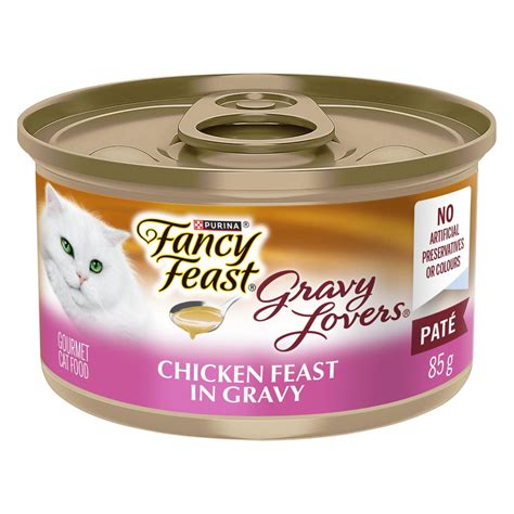 Fancy Feast Gravy Lovers Paté Chicken Feast in Gravy, Wet Cat Food 85 g ...