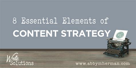Image result for Elements of Content Strategy