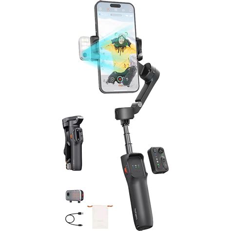 Hohem V3 Handheld Gimbal | AI Tracker, Detachable Remote & Tripod ...
