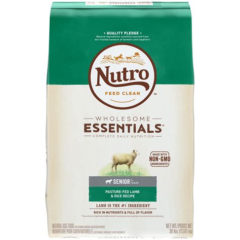 Nutro Senior Dog Food Ingredients / Nutro Wholesome Essentials Senior ...