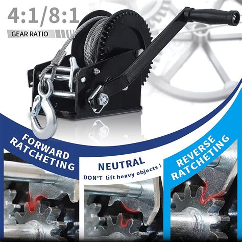 Carbole Hand Winch, Heavy Duty 3500 lbs Hand Winch India | Ubuy