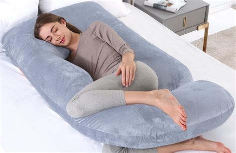 Amazon.com : yoyomax Pregnancy Pillows, U Shaped Full Body Maternity Pillow Memory Foam ...