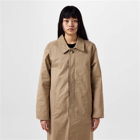 Good American Women's Classic Cotton Long Sleeve Double Breasted Trench ...