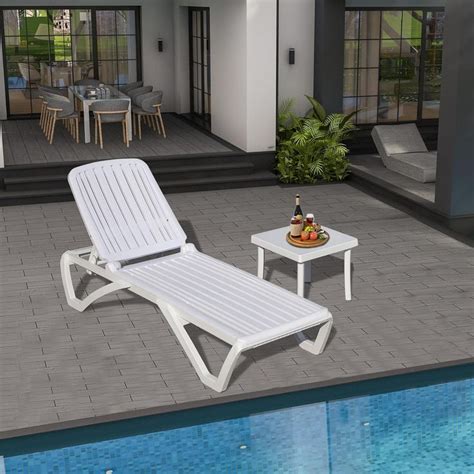 Durable Plastic Chaise Lounges for Outdoor Comfort