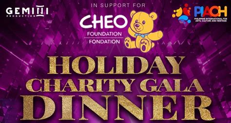 Holiday Charity Gala Dinner for CHEO, Saint Elias Banquet Centre ...