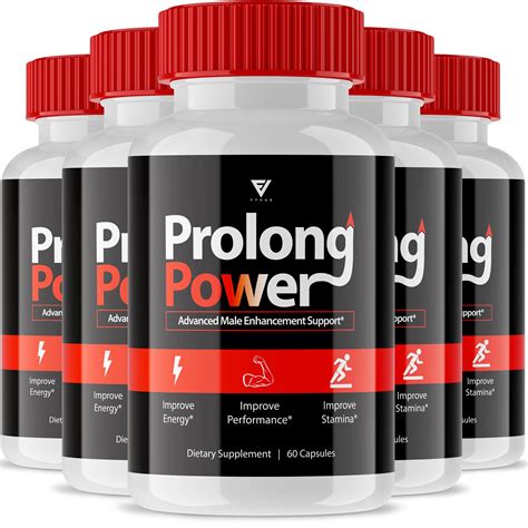 (5 Pack) Prolong Power Supplement, Prolong Power Capsules for Daily ...