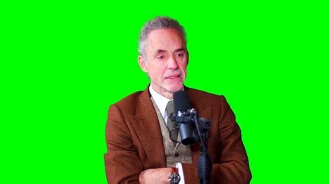 Jordan Peterson saying "Its better than happiness!" meme (Green Screen ...