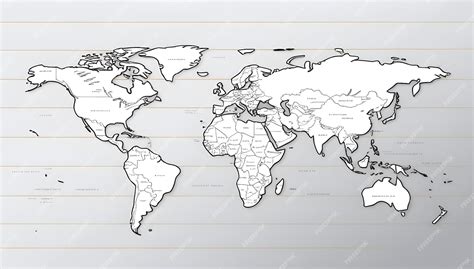 Image result for A Basic World Map