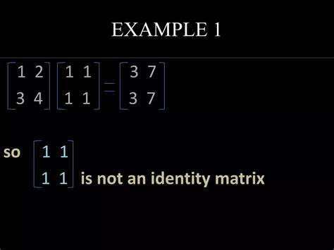 Identity Matrix 的图像结果
