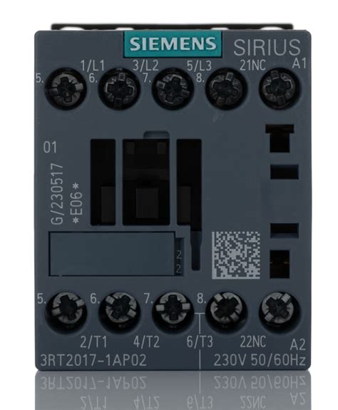 3RT2017-1AP02 Siemens | Siemens SIRIUS 3RT Size S00, 3RT2 Contactor ...