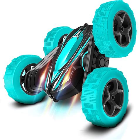 Amazon.com: Remote Control Car: Double Sided 360°Rotating 4WD RC Cars 2 ...