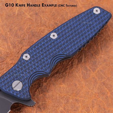 G10 Knife Handle Material brick/black USA Made for - Etsy