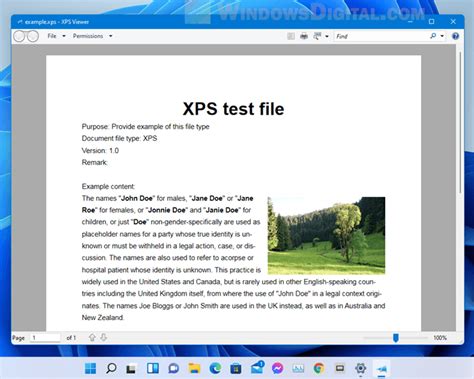 Open XPS File Windows 11 的图像结果