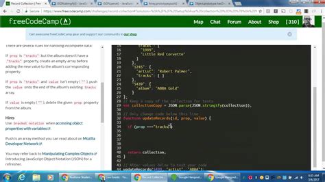 Image result for Record Collection Freecodecamp